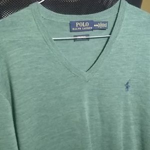 V-neck polo Ralph Lauren long sleeve